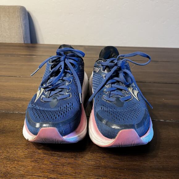 Saucony Womens Guide 17 S10937-106 Blue Running Shoes Sneakers Size 8.5 W - Picture 2 of 6